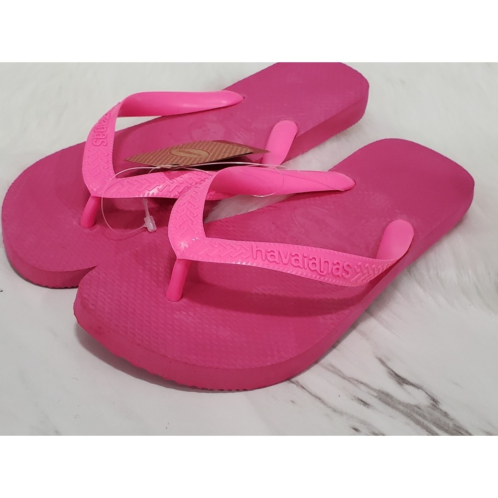 NEW SIZE 9/10 Sandals Ladies Pink Havaianas Flip Flop Eur 39-40 womens thong